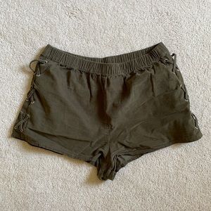 Forever 21 Olive Soft Shorts